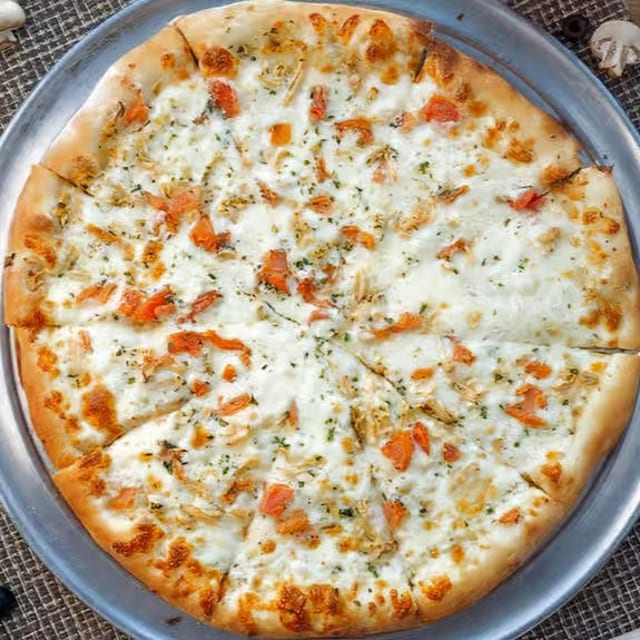 Garlic lover's pizza.