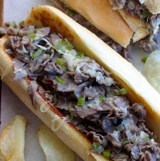 Roast Beef & Cheese Sub.