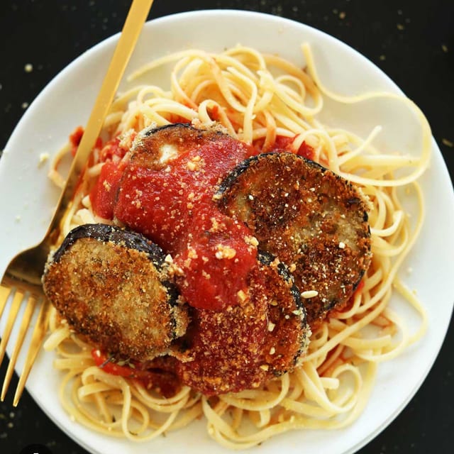 Eggplant parmesan.