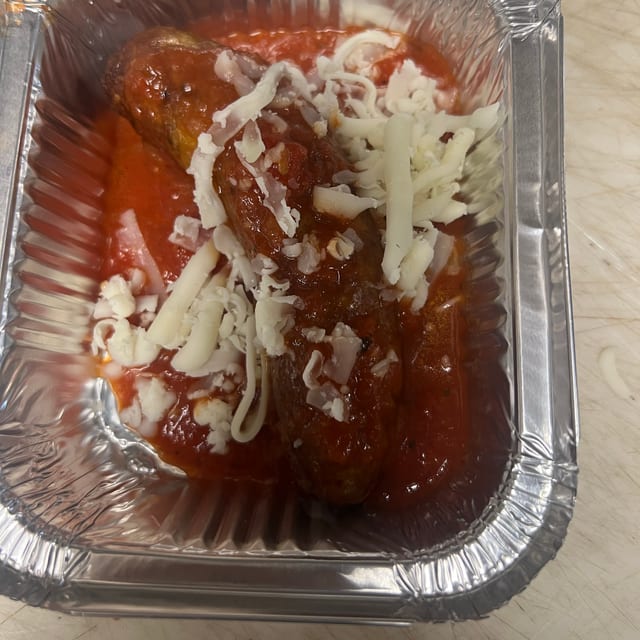 Side of sausage.