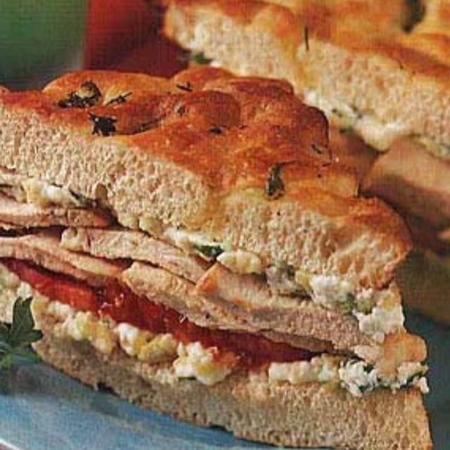 BBQ chicken sandwich.