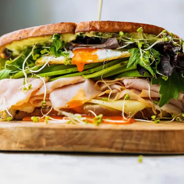Turkey & Cheese Sub.