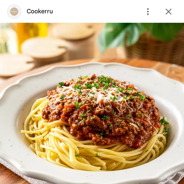 Meat sauce.