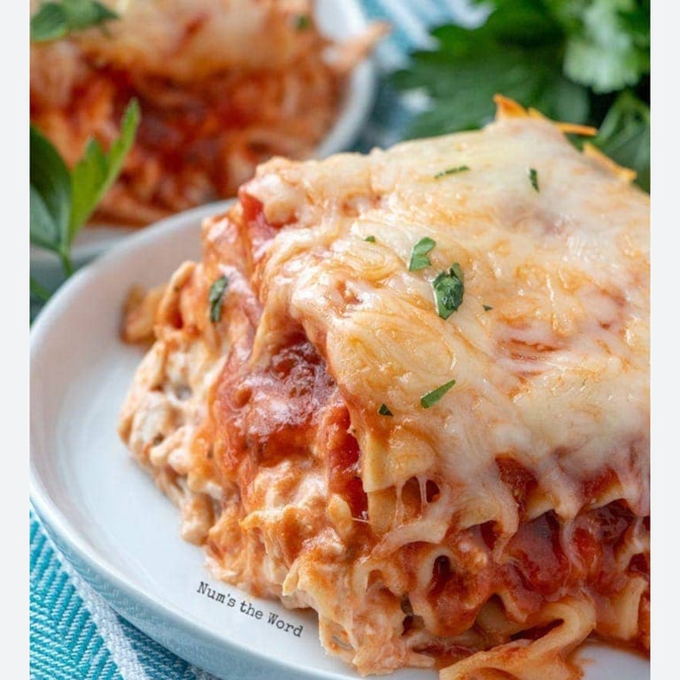 Delicious Lasagna Made Fresh