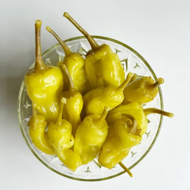 Side of pepperoncini.